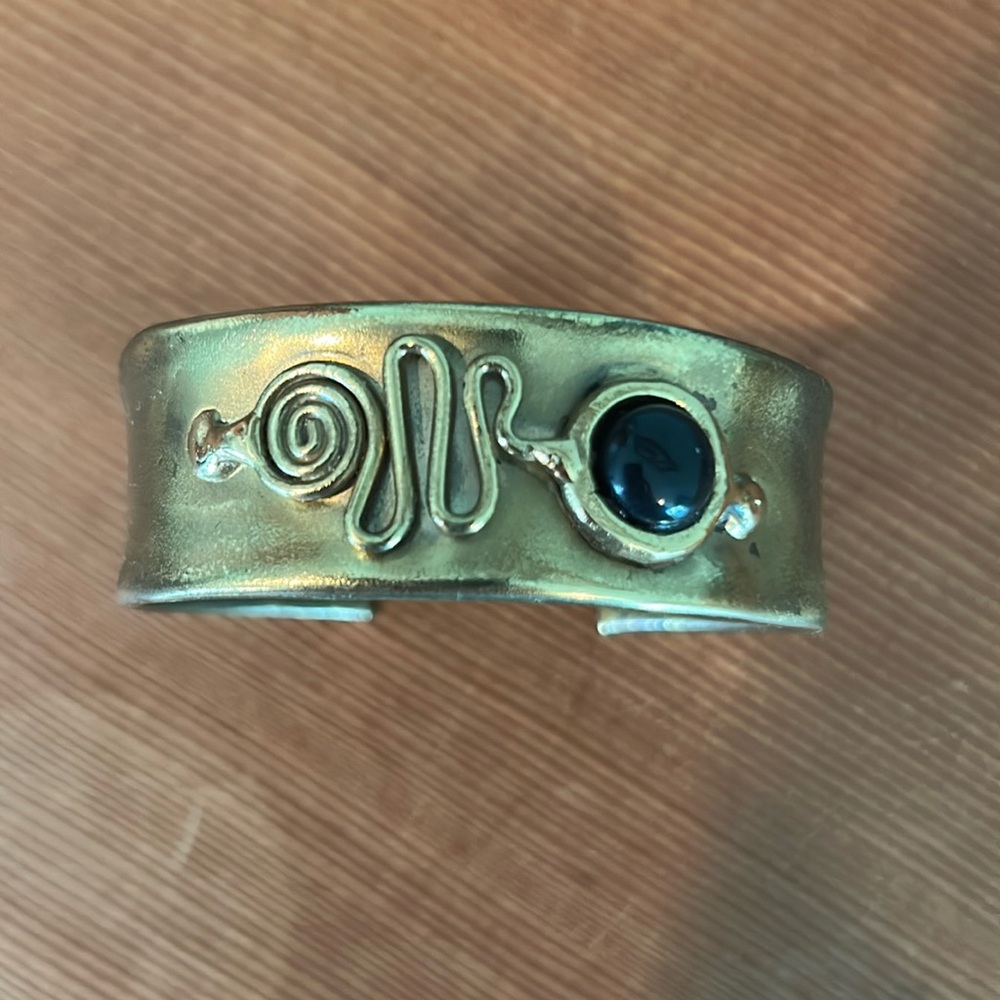 Brass look bangle